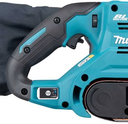 Makita BS001GZ Juostinis šlifuoklis XGT, 40V MAX, 76 x 533 mm, Be akumuliatorių ir kroviklio!