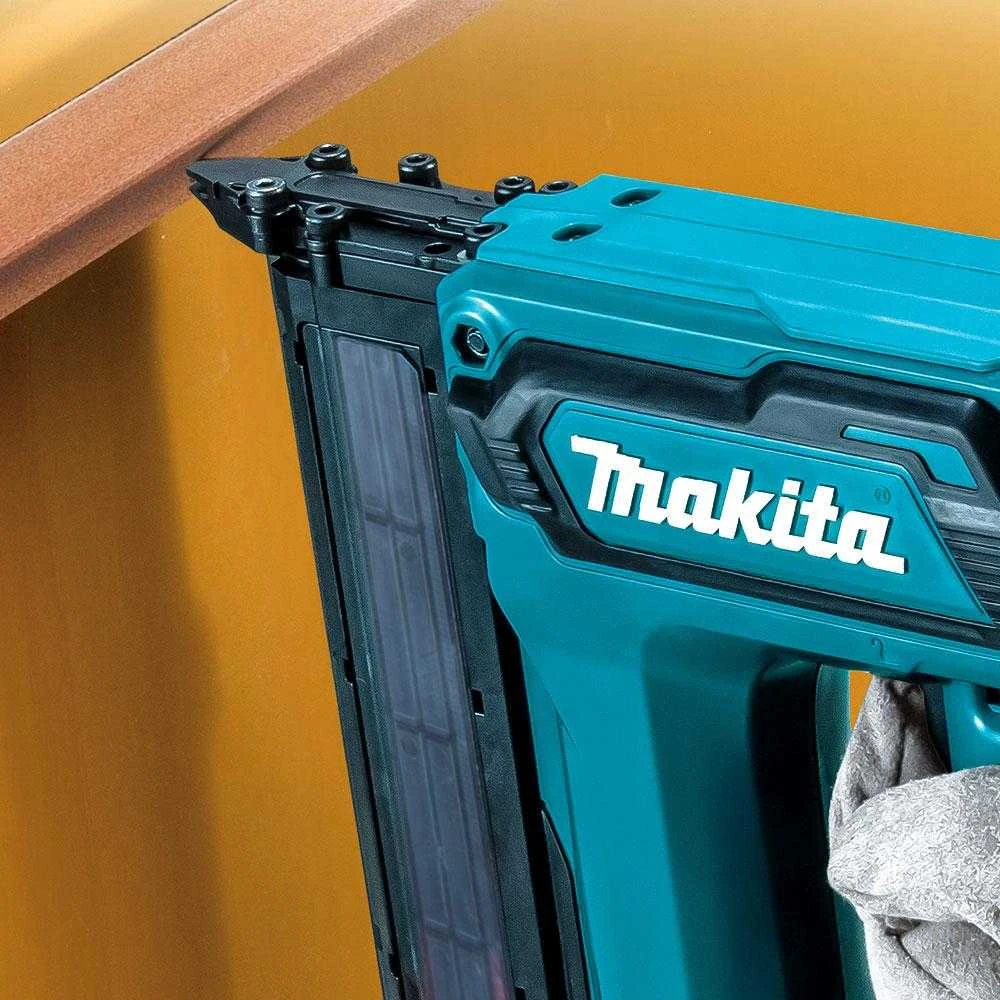 Makita DFN350Z Akumuliatorinis viniakalis 18V Li-Ion; 18 GA; 15/20/25/30/35mm; Be akumuliatorių ir kroviklio!