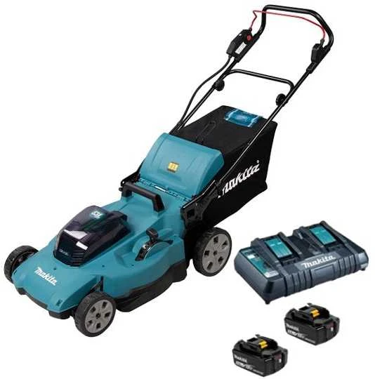 Akumuliatorinė vejapjovė Makita DLM538CT2; 2x18 V; 2x5,0 Ah akum.