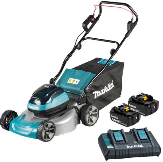MAKITA KOSIARKA 18Vx2 DLM466PT2 46cm 2x5,0Ah