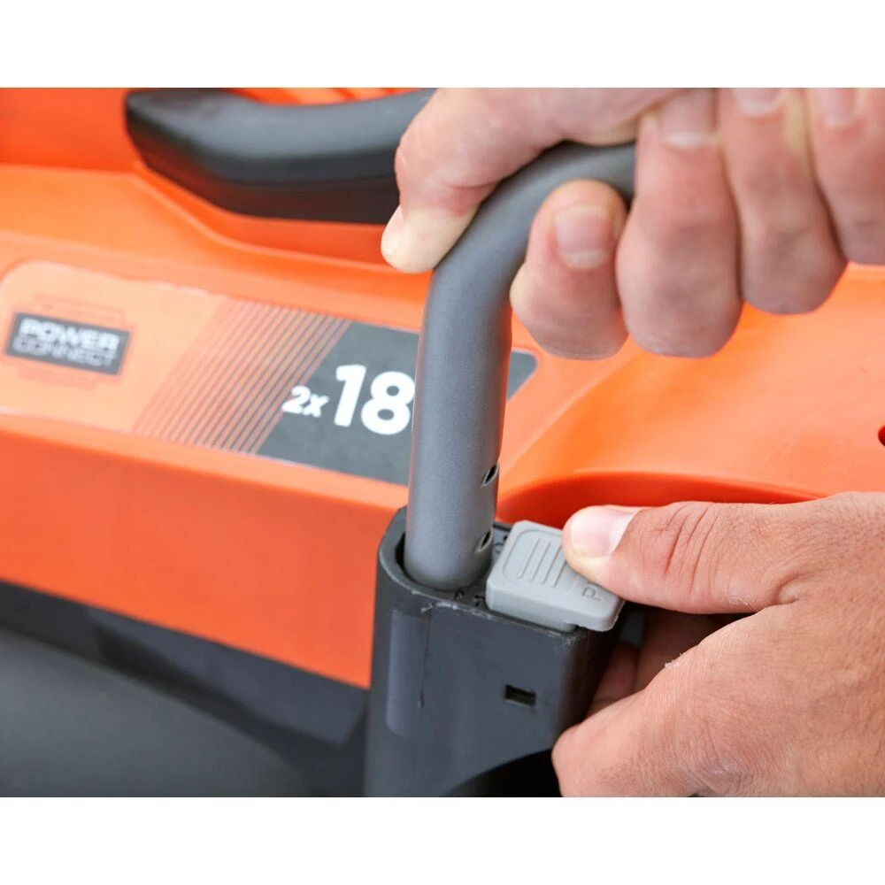 Black & Decker Juodas & Decker Vejapjovė Juodas & Decker BCMW3318L2-QW; 18 V; 2x2,5 Ah akum.+ pakrovėjas
