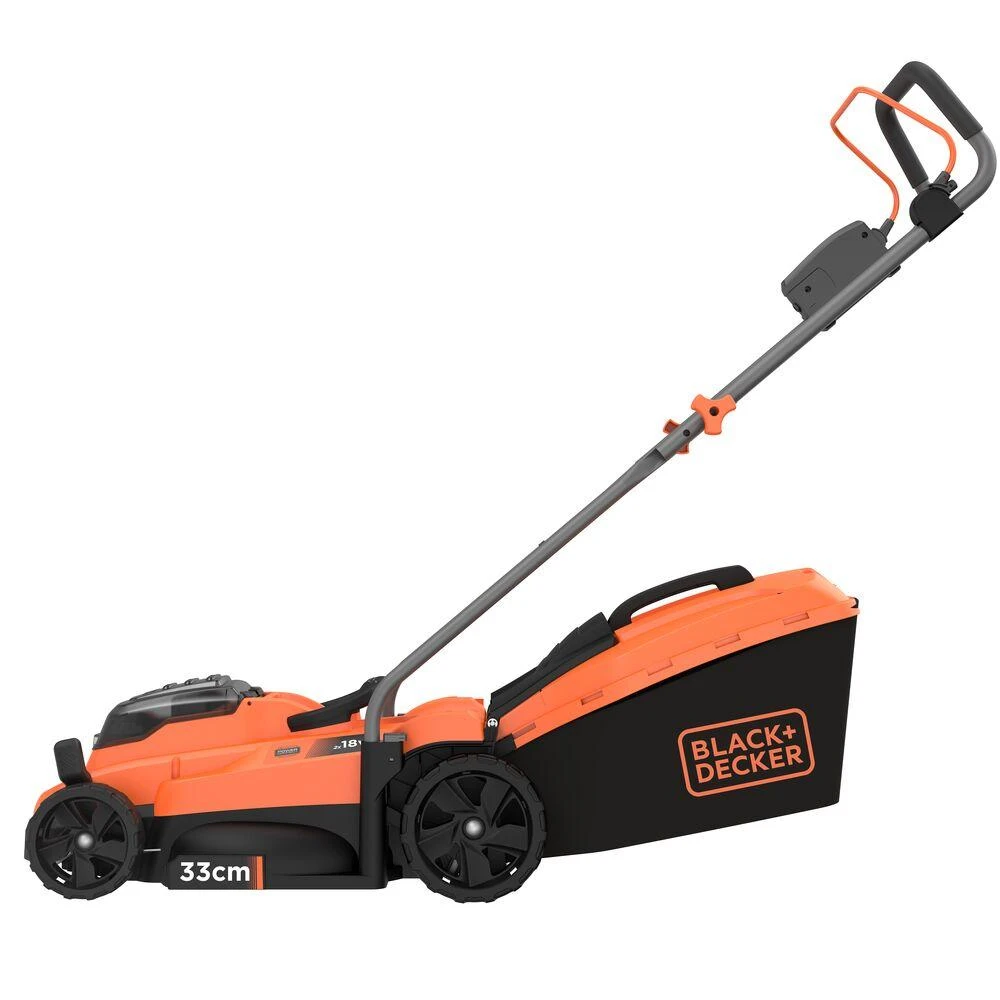 Black & Decker Juodas & Decker Vejapjovė Juodas & Decker BCMW3318L2-QW; 18 V; 2x2,5 Ah akum.+ pakrovėjas