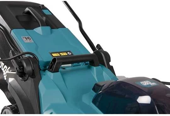 Makita LM003GM103 akumuliatorinė vejapjovė 40Vmax, XGT, 38cm, 1X4,0Ah ličio jonų akumuliatorius DC40RC, 3 viename (pjovimas / surinkimas / mulčiavimas), plastikinis korpusas