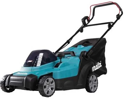 Makita LM004GM103 akumuliatorinė vejapjovė 40Vmax, XGT, 43cm, 1X4,0Ah ličio jonų akumuliatorius DC40RC, 3 viename (pjovimas / surinkimas / mulčiavimas), plastikinis korpusas