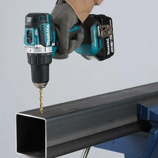 Makita DDF484RTJ Akumuliatorinis gręžtuvas, 18 V, 2x 5,0 Ah Li-ion, 54/36 Nm, 1,6kg, LED, MAKPACK