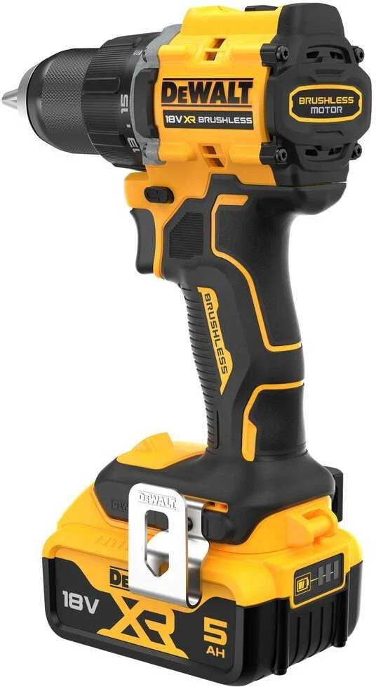 Akumuliatorinis suktuvas-gręžtuvas DeWalt DCD794P2T-QW; 18 V; 2x5,0 Ah akum.