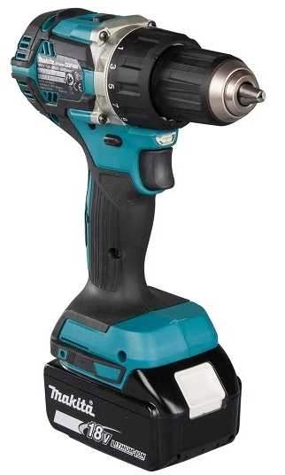 Makita DDF484RTJ Akumuliatorinis gręžtuvas, 18 V, 2x 5,0 Ah Li-ion, 54/36 Nm, 1,6kg, LED, MAKPACK