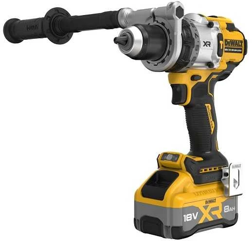 Smūginis suktuvas DeWalt DCD1007 su papildoma rankena