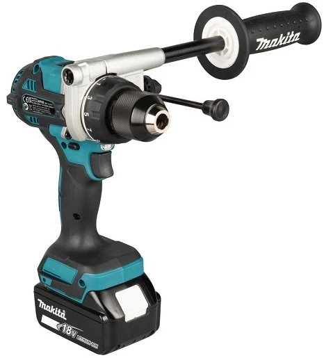 Makita DHP492RTJ Akumuliatorinis smūginis gręžtuvas 18V, BL-motor, Max 141 Nm, 130/65NM, 2x5,0Ah, DC18RC, MAKPACK