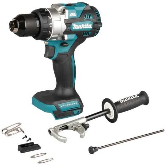 Makita DHP492Z Akumuliatorinis smūginis gręžtuvas 18V, BL-motor, Max 141 Nm, 130/65NM, Be akumuliatorių ir kroviklio!