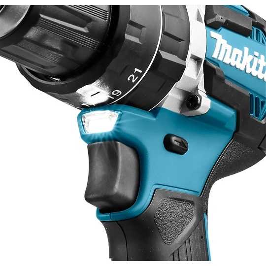 akumuliatorinė wiertarko-wkrętarka smūginis 18V, Makita [DHP484RT3J] 3x5,0Ah, LXT