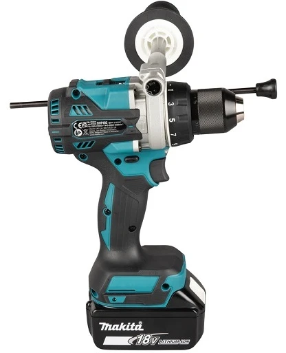 Makita DHP492RTJ Akumuliatorinis smūginis gręžtuvas 18V, BL-motor, Max 141 Nm, 130/65NM, 2x5,0Ah, DC18RC, MAKPACK