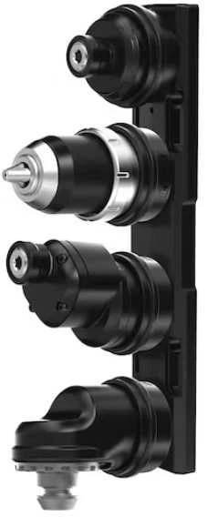 Grąžtas Akumuliatorinė gręžimo-suktuvo galvutė su 4 keičiamomis galvutėmis, 18 V XR, 73 Nm, DeWALT [DCD803P2T-QW] 2x5,0 Ah