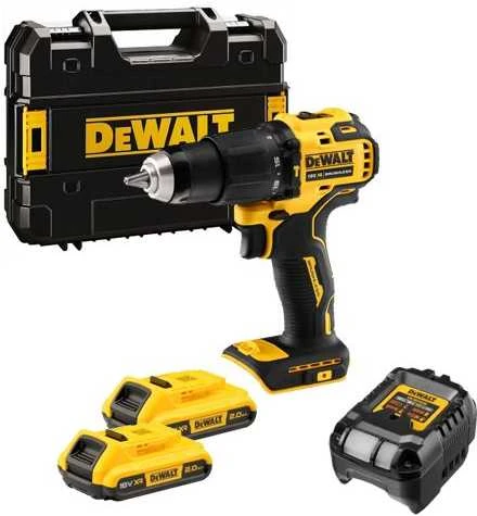 Dewalt 18V XR Kompaktiškas bešepetėlinis smūginis suktuvas-gręžtuvas DCD709D2T-QW