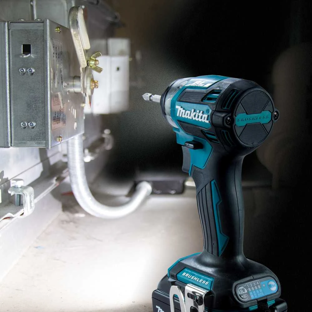 Makita DTD173Z Akumuliatorinis smūginis suktuvas, 18 V,Li-ion, 180 Nm, LED, Neturintis šepetėlių variklis, XPT, Be akumuliatorių ir kroviklio!