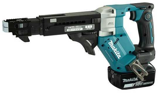 akumuliatorinė gipso kartono atsuktuvas, 2x5,0Ah, 18V, Makita [DFR551RTJ]