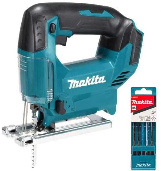 Makita DJV186Z siaurapjūklis su pjūklelių komplektu