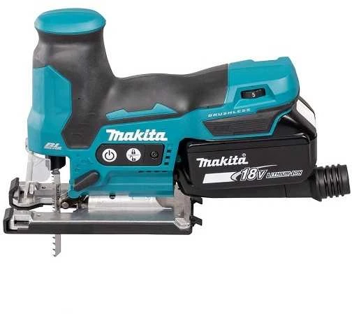 Makita DJV185 akumuliatorinis siaurapjūklis šoniniu kampu