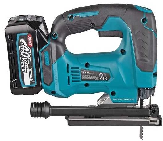 Makita akumuliatorinis siaurapjūklis JV002G su XGT baterija