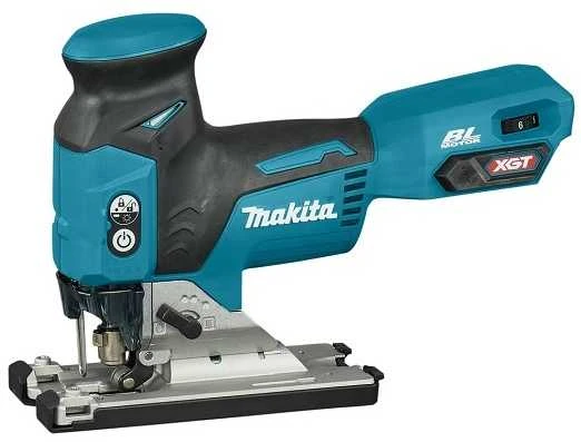 Makita JV001GZ Akumuliatorinis siaurapjūklis XGT 40V, bešepetėlinis variklis, 800-3500min¹, 26mm, "Z" versija - komplektuojamas be akumuliatoriaus ir kroviklio
