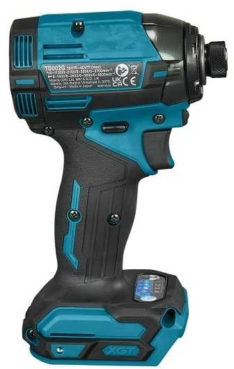 Makita TD002GZ01 Smūginis suktuvas XGT, 1/4", 220Nm, bešepetėlinis variklis, "Z" versija - komplektuojamas be akumuliatoriaus ir kroviklio