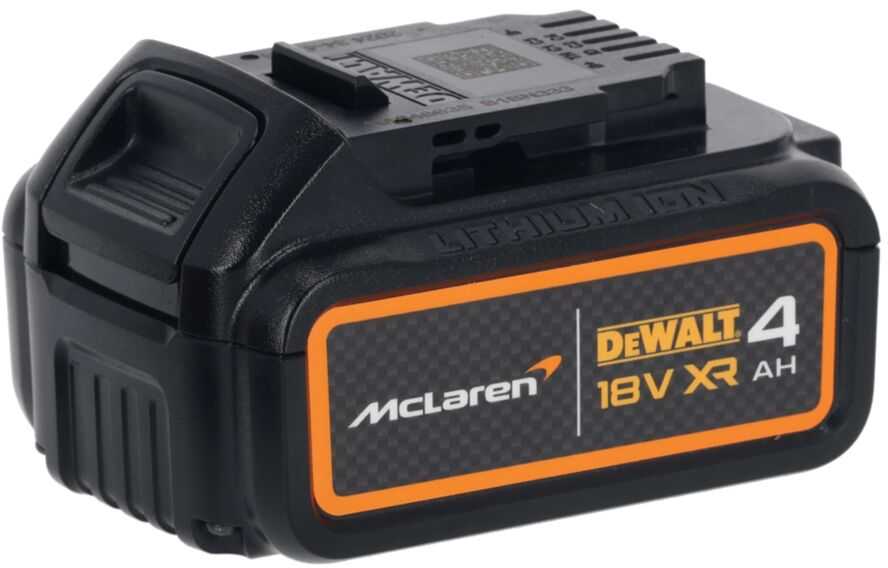 akumuliatorinė zakrętarka smūginis 1/4", 18V, 1x4Ah, XR, DeWalt [DCF85MM1T-QW] edycja MCLAREN