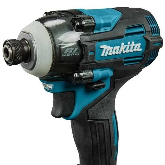 Makita TD004GZ Smūginis suktuvas XGT, 1/4", 230Nm, bešepetėlinis variklis, "Z" versija - komplektuojamas be akumuliatoriaus ir kroviklio