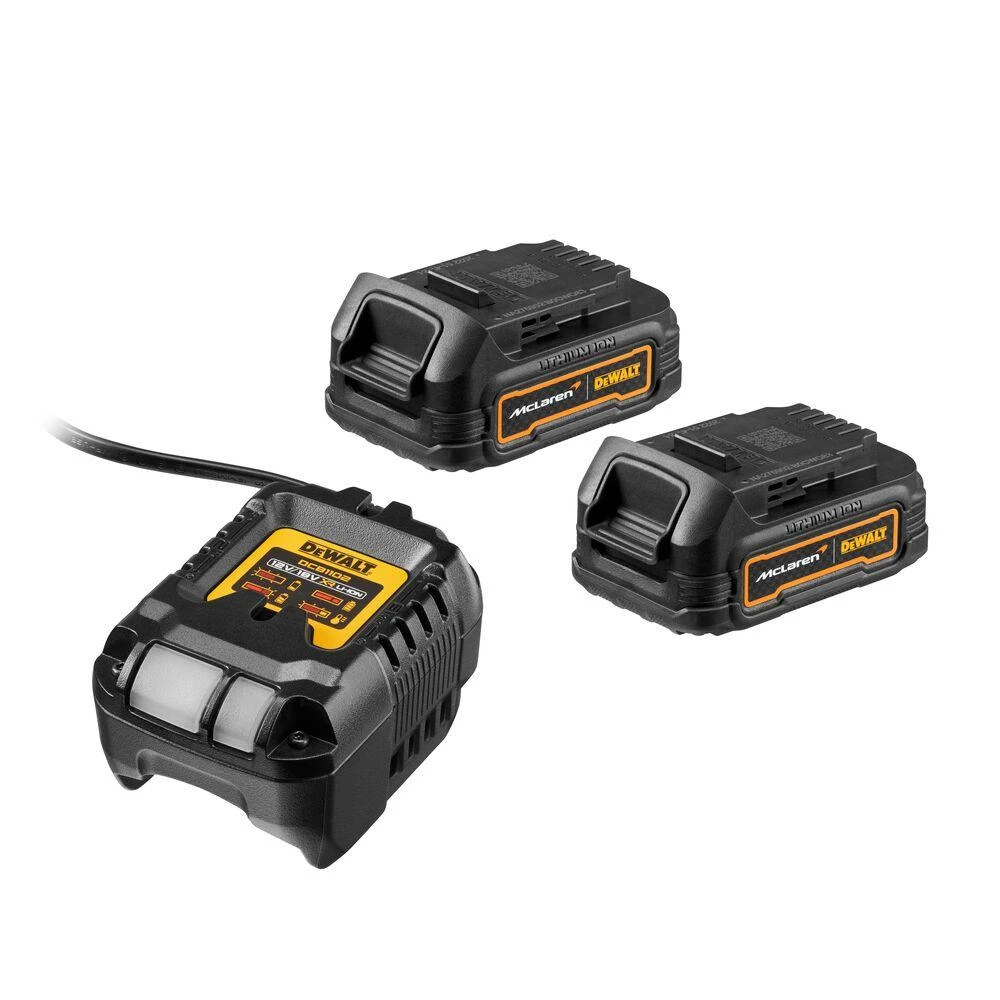 Dewalt McLaren akumuliatoriai ir kroviklis