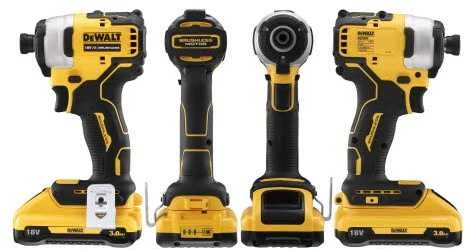 Dewalt smūginis suktuvas DCF809D2T 18V 190Nm 2x2.0Ah