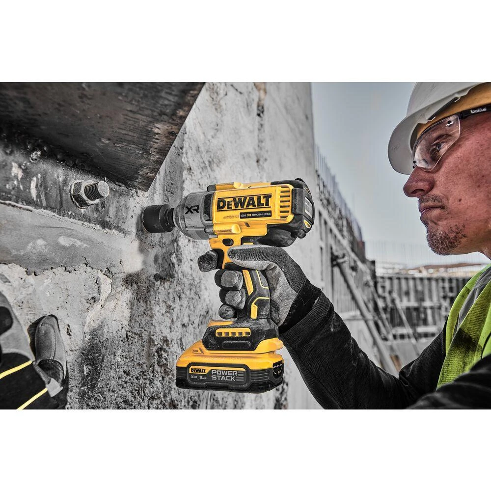 Smūginis veržliasūkis DeWalt DCF900H2T-QW; 18 V; 2x5,0 Ah akum.