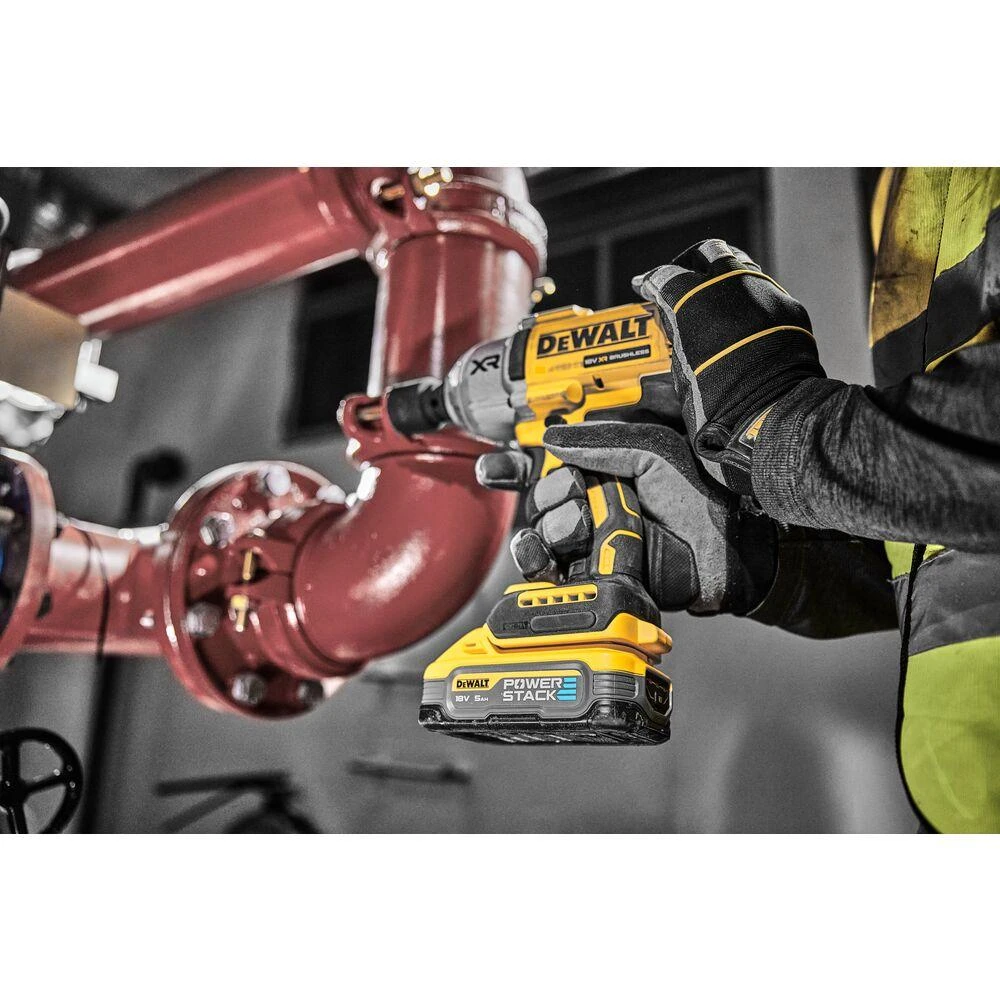 Smūginis veržliasūkis DeWalt DCF900H2T-QW; 18 V; 2x5,0 Ah akum.