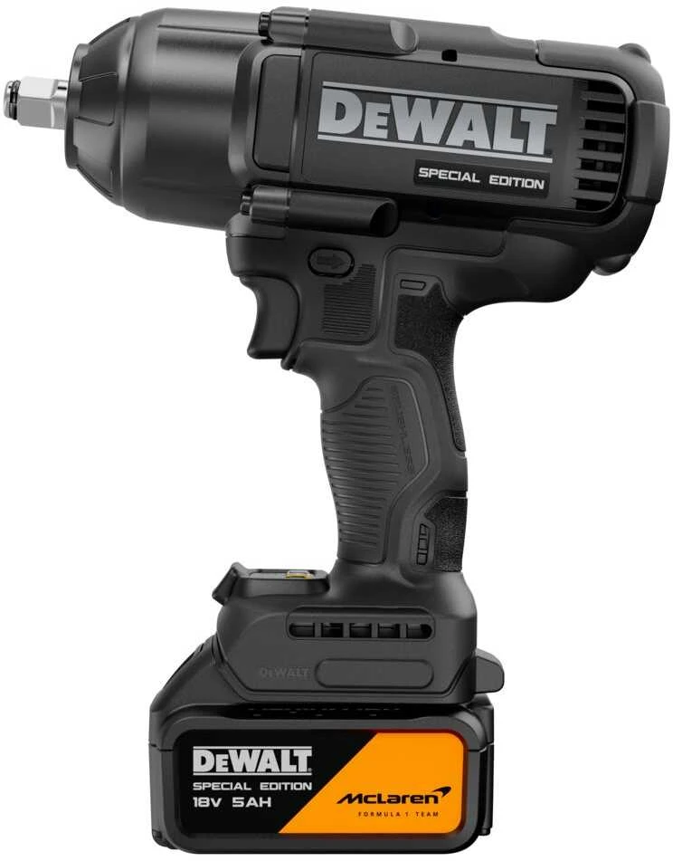 DEWALT SMŪGINIS VERŽLIASUKIS 1/2″ 18V DCF99MP2T 1396Nm 2×5,0Ah MCLAREN