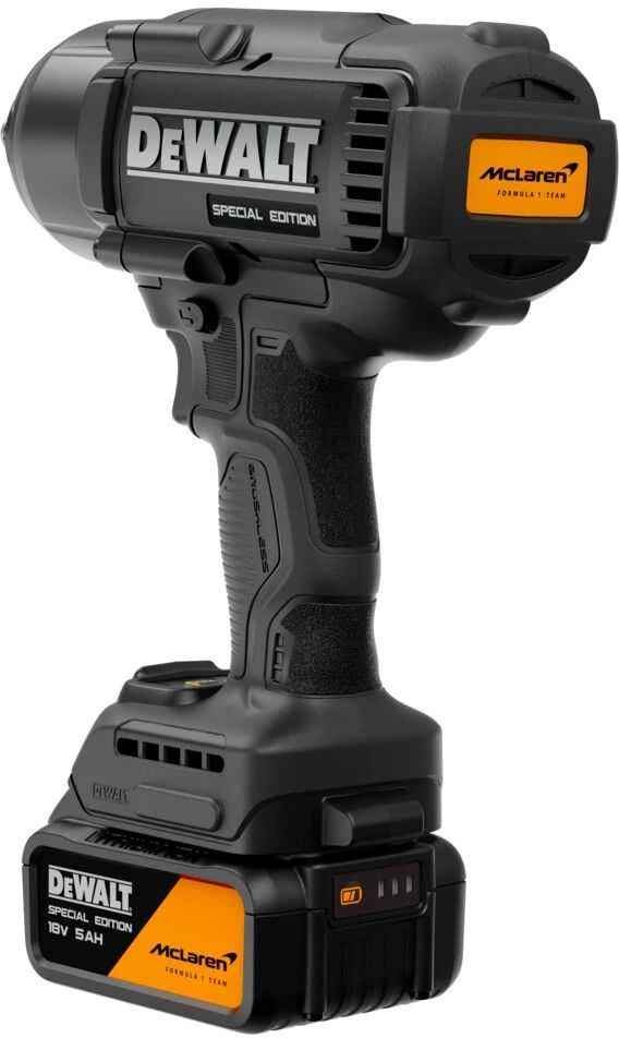 DEWALT SMŪGINIS VERŽLIASUKIS 1/2″ 18V DCF99MP2T 1396Nm 2×5,0Ah MCLAREN
