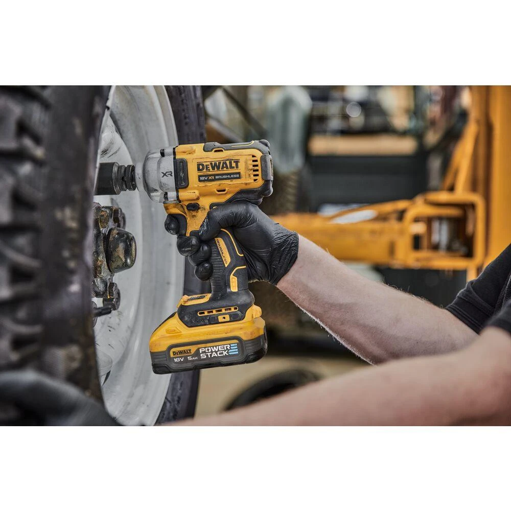 Smūginis veržliasūkis DeWalt DCF891H2T-QW; 18 V; 1/2''; 2x5,0 Ah akum.