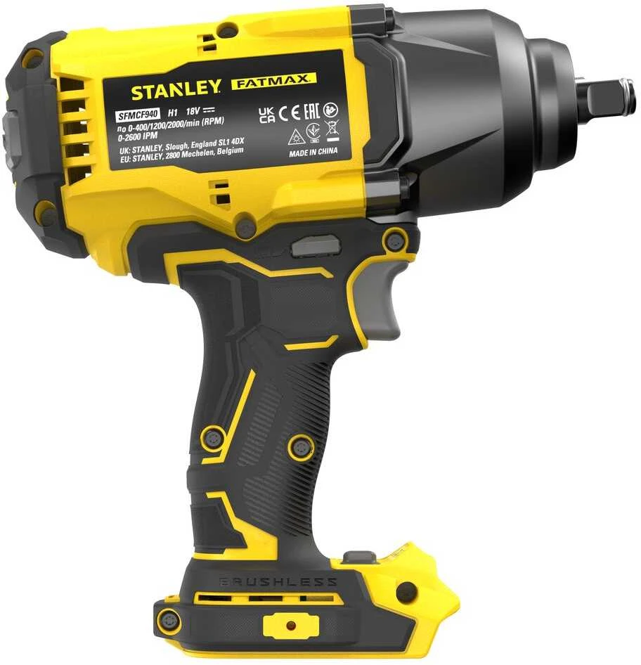 Smūginis veržliasūkis Stanley SFMCF940B-XJ; 18 V (be akumuliatoriaus ir pakrovėjo)