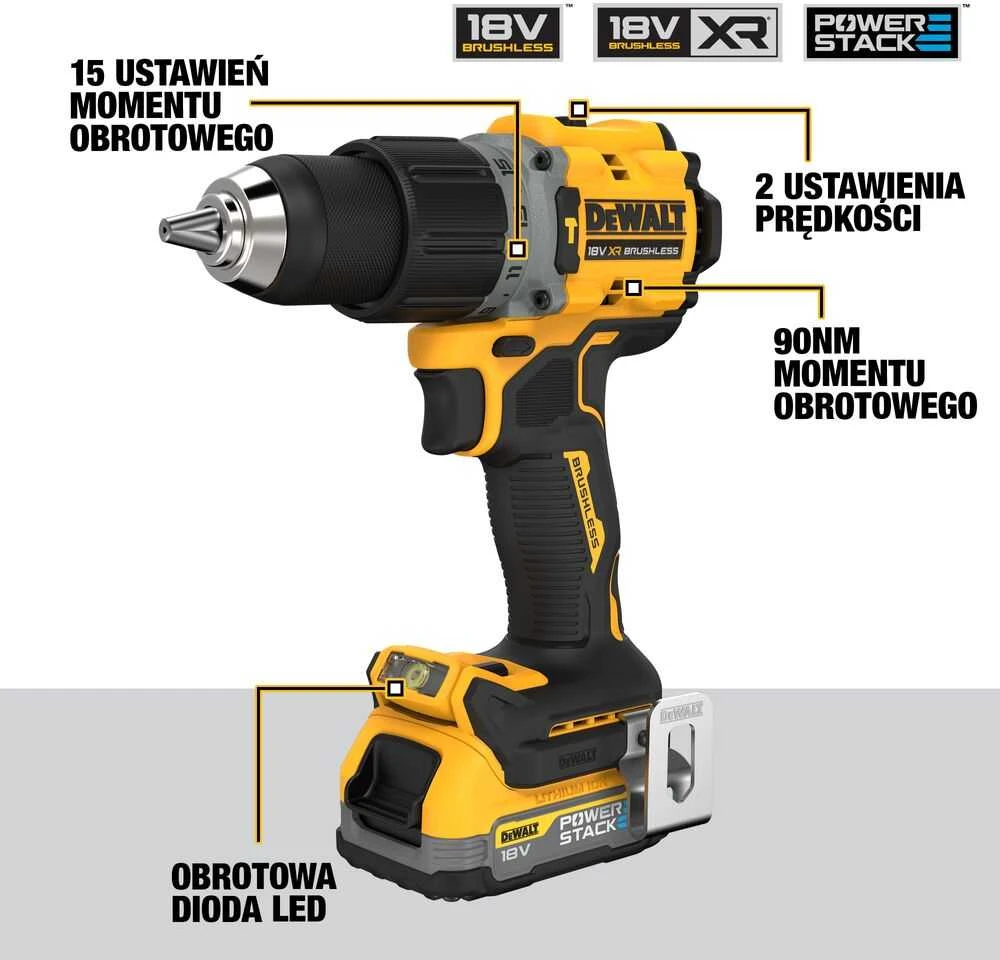 Dewalt 18V suktuvas su techniniais parametrais