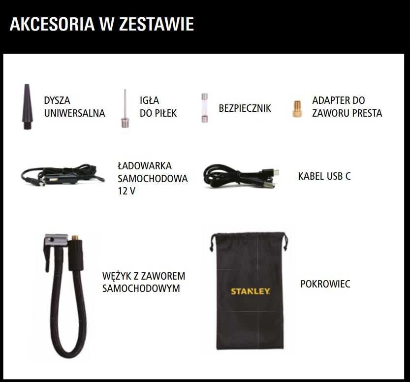 Įkraunamas kompresorius 12V SXIF0101 STANLEY