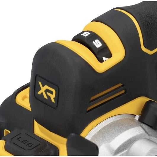 Juostinis šlifuoklis DeWalt DCM200E2T-QW; 18 V; 2x1,7 Ah akum.