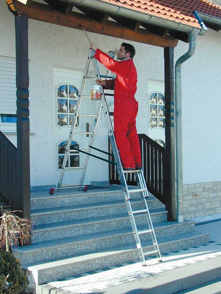 KRAUSE CORDA kopėčios 3x 9 TR NA SCHODY