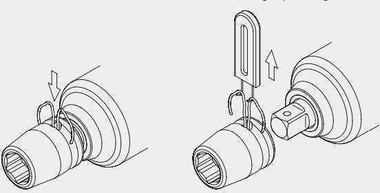 apsauginis kaištis 3/4" ir 1" smūginiams lizdams, kurių dydis 47-70 mm, Koken [C82]