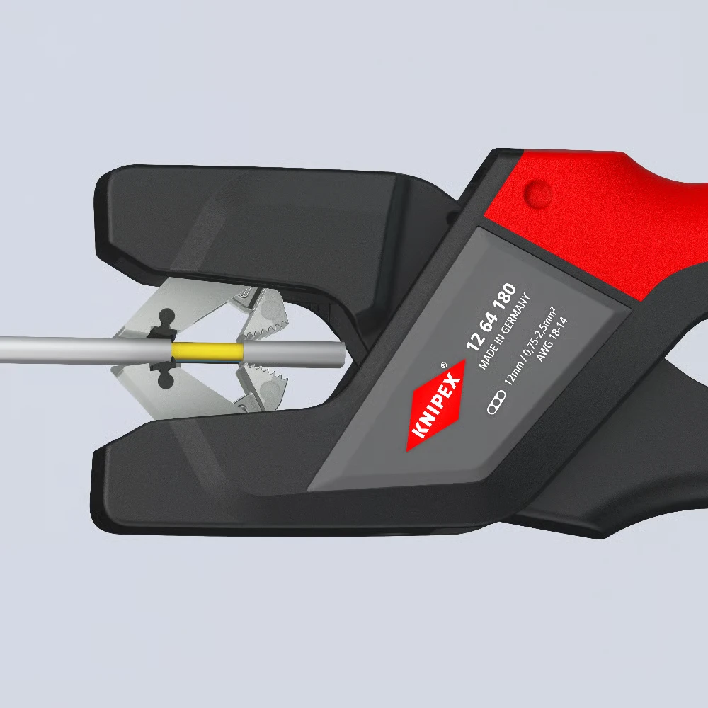 Plokščių laidų nuizoliavimo replės KNIPEX 1264