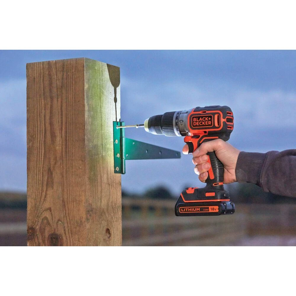 Black & Decker Juodas & Decker Suktuvas-gręžtuvas Juodas & Decker BL188N-XJ; 18 V (be akumuliatoriaus ir pakrovėjo)