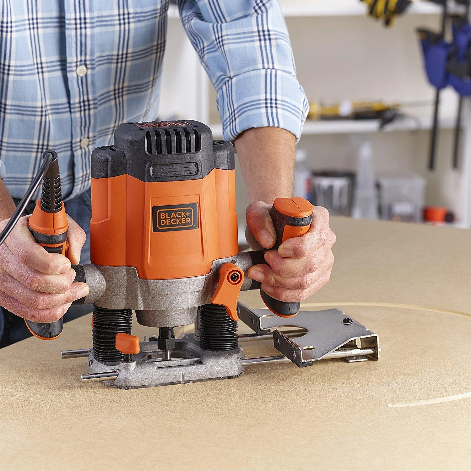 Maršrutizatorius Black & Decker Juodas & Decker Frezeris KW1200E, Juodas & Decker