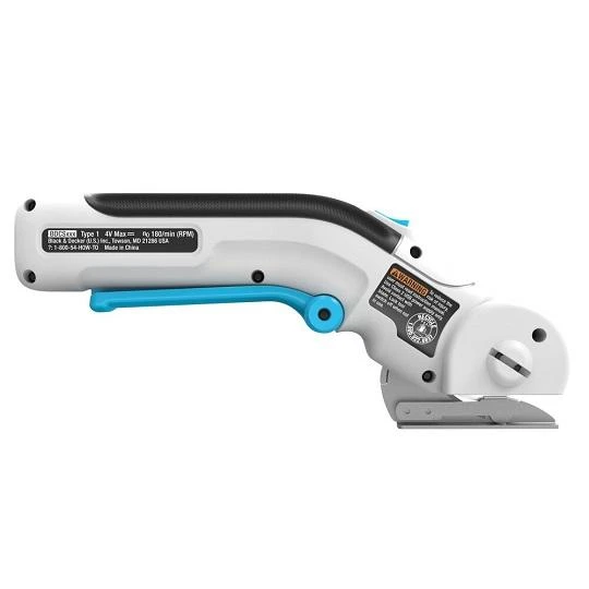 Black & Decker Juodas & Decker Akumuliatorinės universalios žirklės Juodas & Decker BCRC115-XJ; 3,6 V; 1,5 Ah akum.