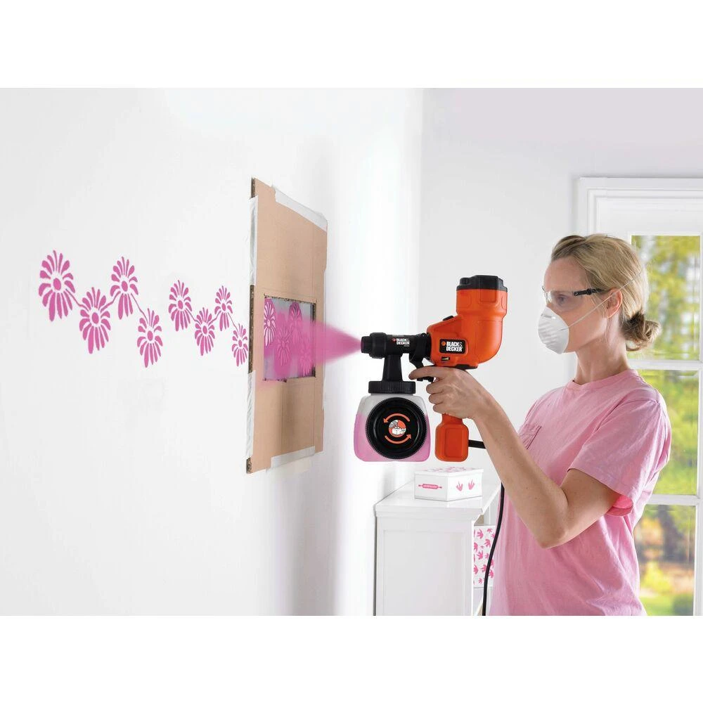 Black & Decker Juodas + DECKER DAŽAI / PURŠKIMO pistoletas 400W