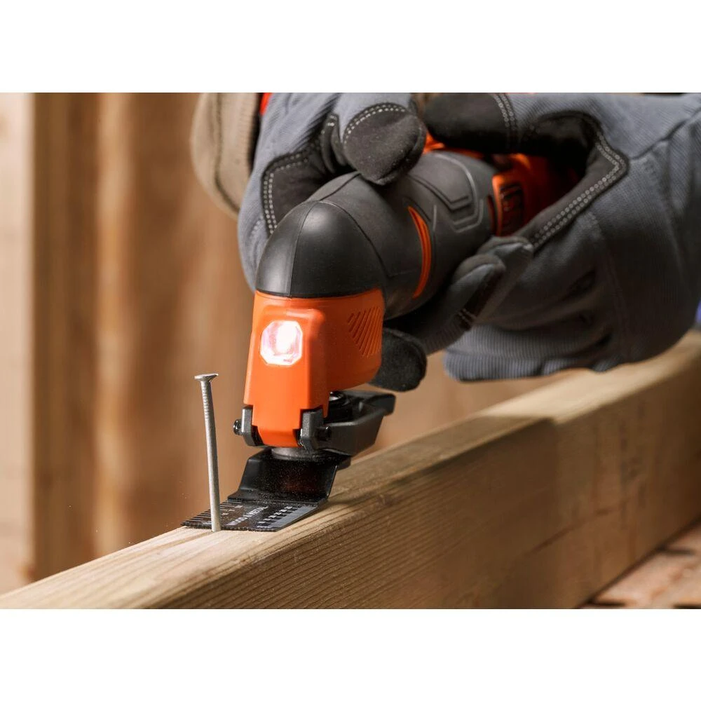 Black & Decker Juodas & Decker Daugiafunkcinis įrankis Juodas & Decker BDCOS18N-XJ; 18 V (be akumuliatoriaus ir pakrovėjo)