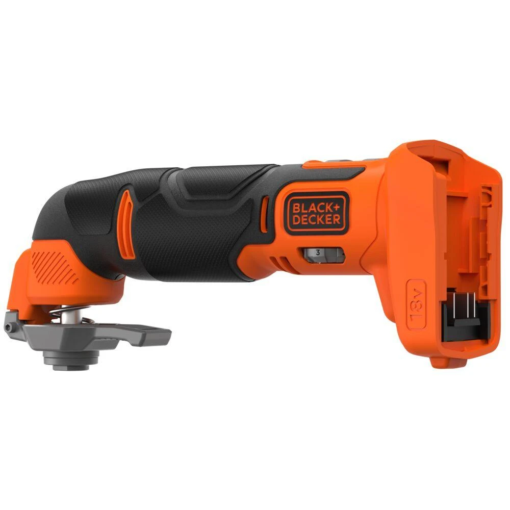 Black & Decker daugiafunkcinis įrankis, šoninis profilis