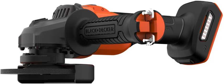 Black & Decker Juodas & Decker akumuliatorinė kampinis šlifuoklis 115mm, 18V, Juodas & Decker [BCG6L8N-XJ]