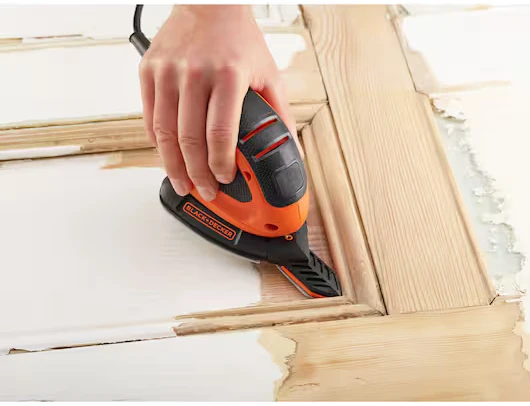 Black & Decker Juodas & Decker Trikampis šlifuoklis Juodas & Decker BEW230BC-QS; 55 W