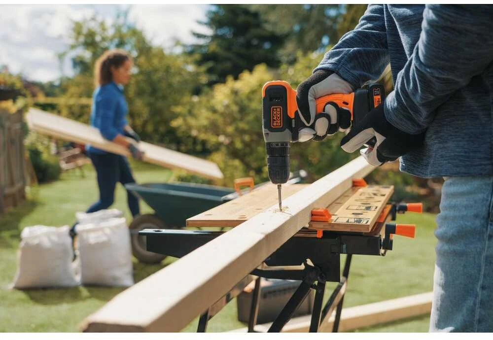 Black & Decker Akumuliatorinis gręžtuvas-suktuvas BCD001C1-QW, 18V, 1x1,5 Ah